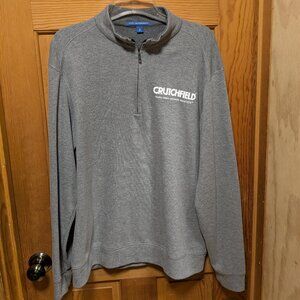 Crutchfield Logo Gray 1/4-Zip Pullover